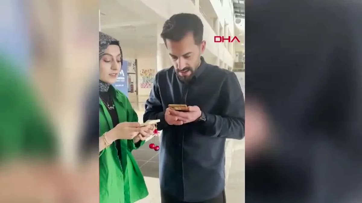 Erzurum’da Polis Ekibine Eğlenceli Sürpriz Kutlama