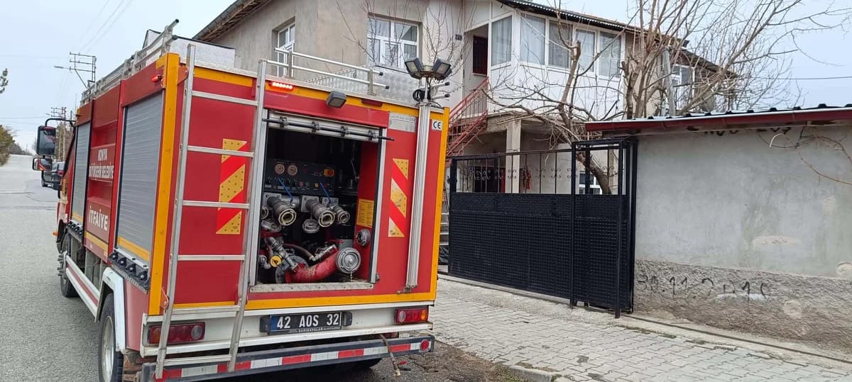 Beyşehir’de Bacadan Çıkan Yangın, Bir Kadının Hayatını Kaybetmesine Neden Oldu