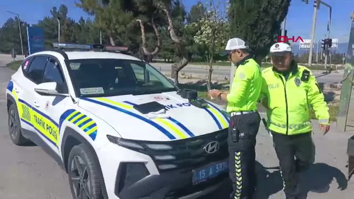 Burdur’da Tescilsiz Plaka Kullanan Sürücüye 140 Bin Lira Ceza