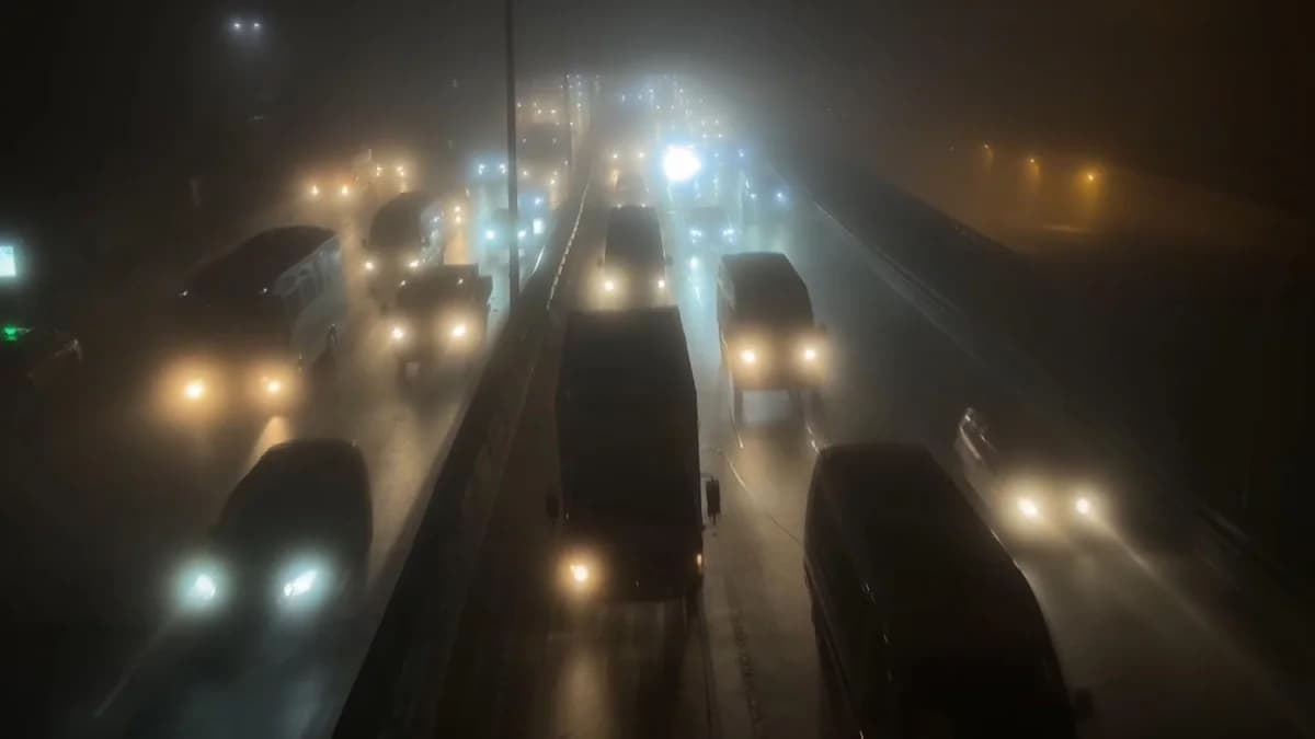 İstanbul’da Sabah Saatlerinde Yoğun Sis Etkili