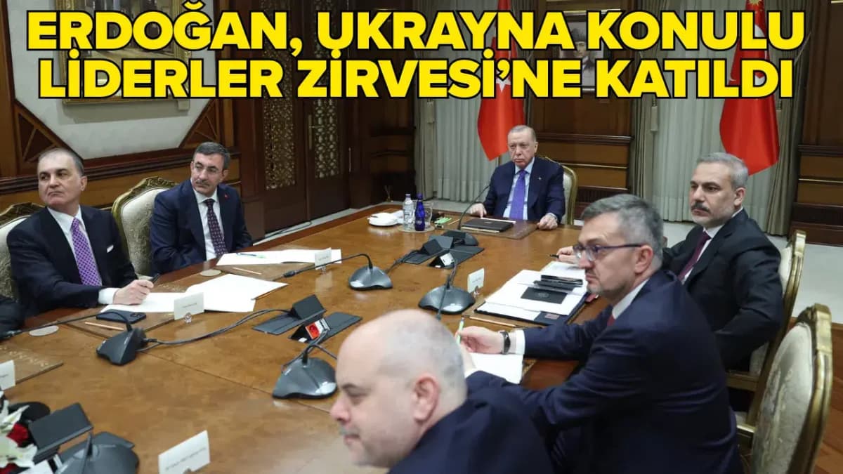 Erdoğan Ukrayna konulu Liderler Zirvesi’nde konuştu