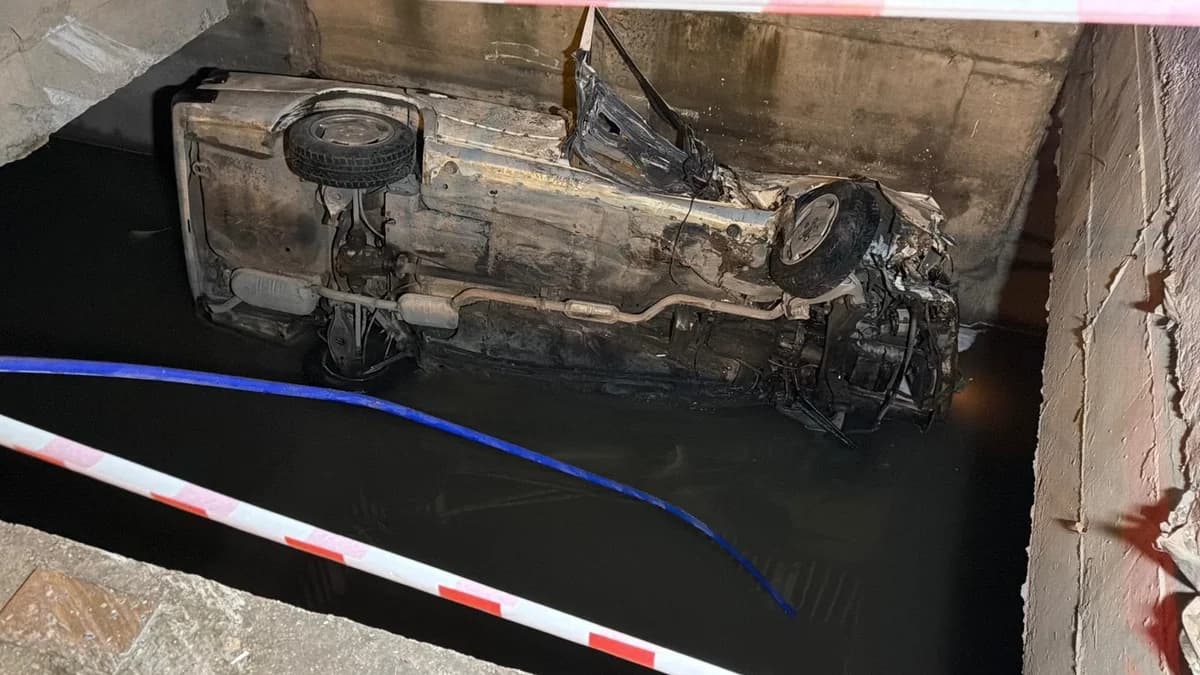 Eskişehir’de Otomobil Sulama Kanalına Düştü: İki Yaralı