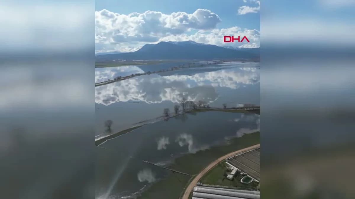 Antalya’daki Antik Göl Karagöl Son Yağışlarla Yeniden Su Tutmaya Başladı