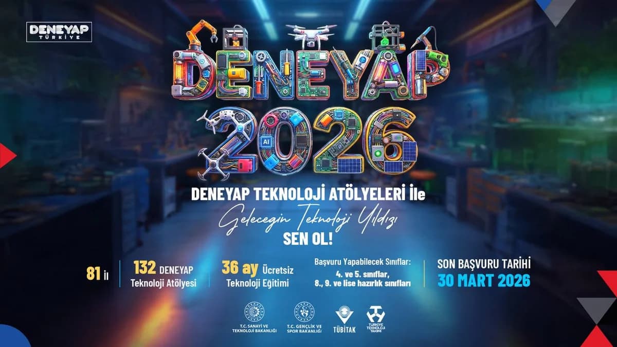 DENEYAP Teknoloji Atölyeleri: Geleceğin Teknoloji Yıldızlarını Bekliyor