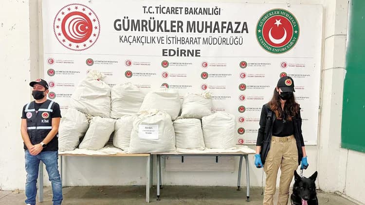 Kapıkule’de 114 Kilo Tehlikeli Kimyasal Madde Ele Geçirildi