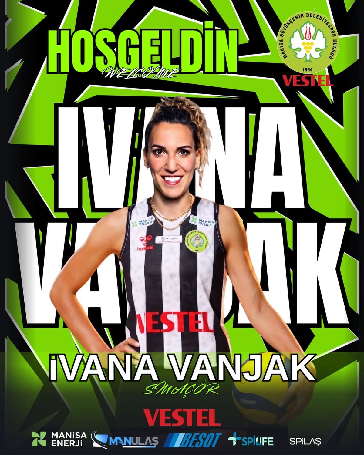 Sultanlar Ligi’ne Güçlü Transfer: Manisa BŞB, Ivana Vanjak’ı Kadrosuna Kattı