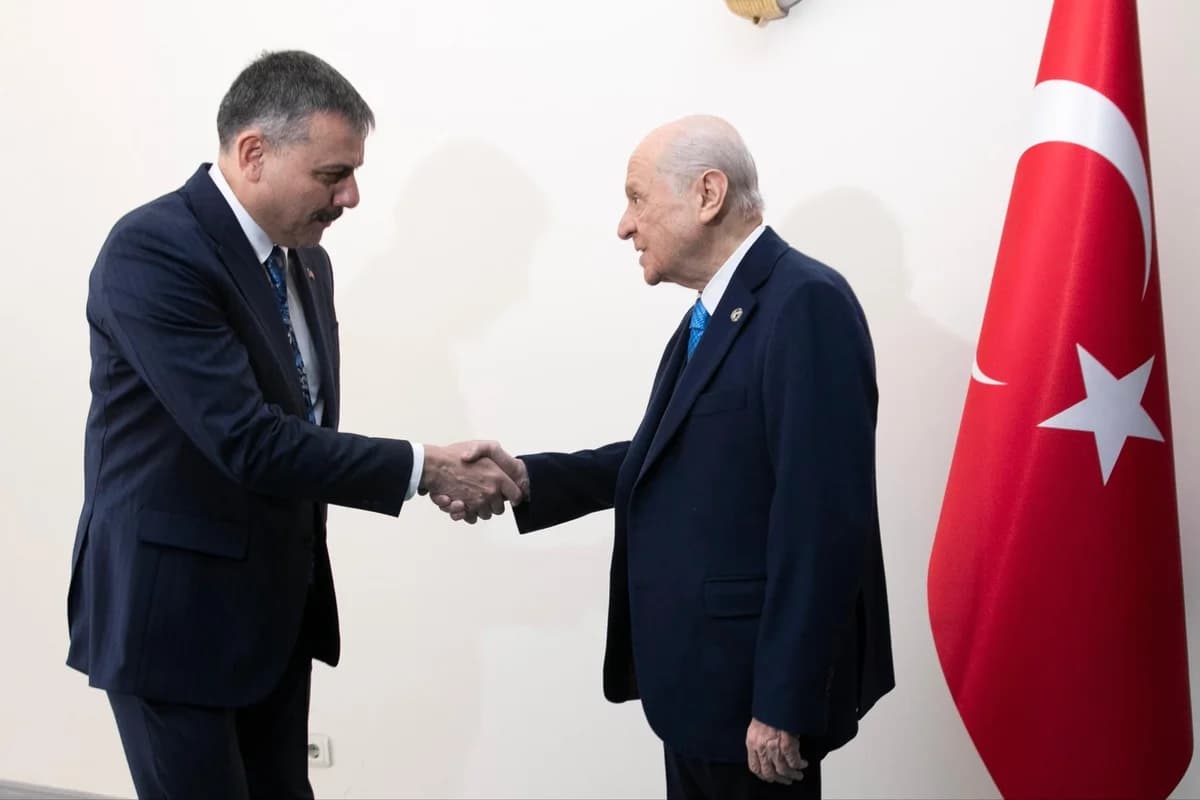 İçişleri Bakanı Çiftçi, MHP Lideri Bahçeli’yi Ziyaret Etti