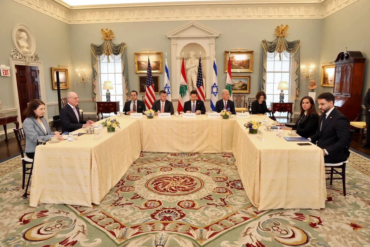 İsrail ve Lübnan, Washington’da Tarihi Müzakerelere Başlıyor