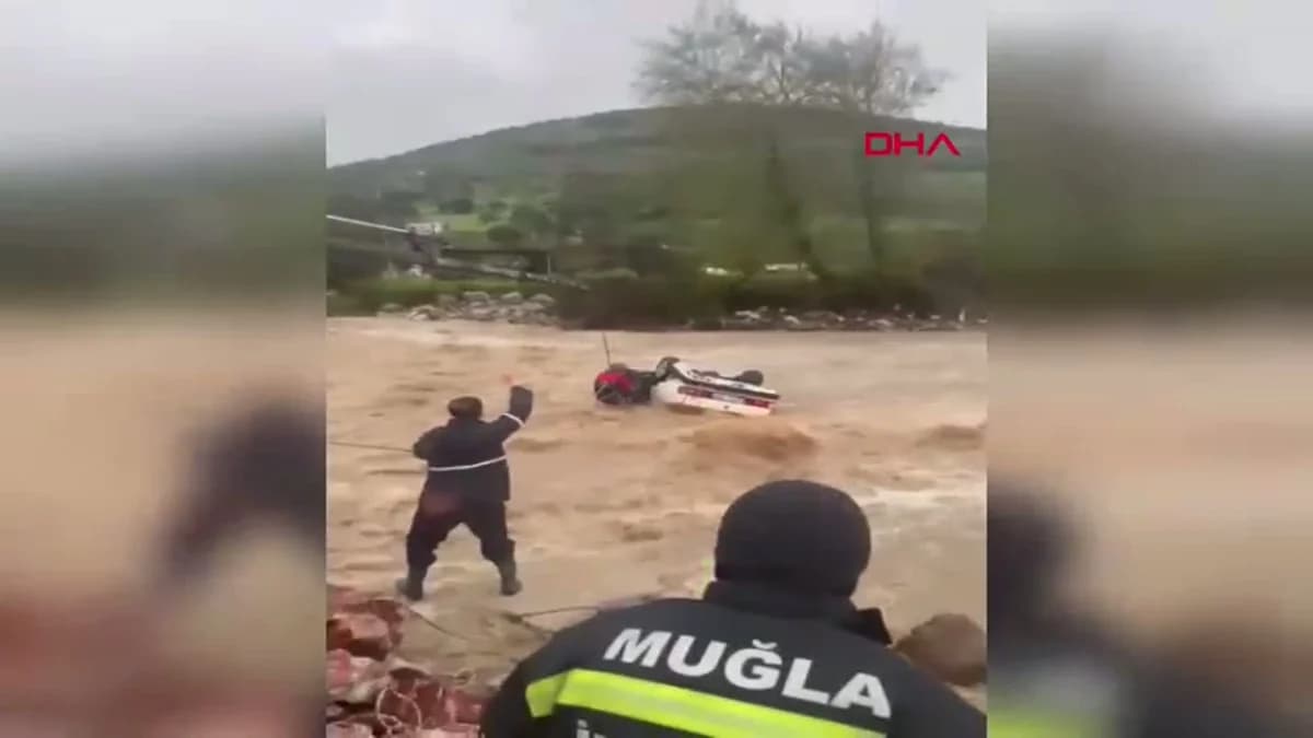 Muğla’da Sel Felaketi: 1 Kişi Hayatını Kaybetti, 1 Yaralı