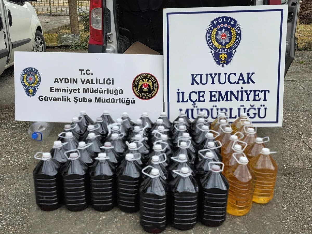 Aydın’da Sahte İçki Operasyonu: Üç Gözaltı