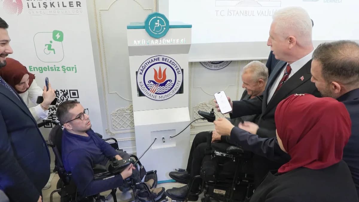 İstanbul’da ‘Engelsiz Şarj’ Uygulaması Tanıtıldı