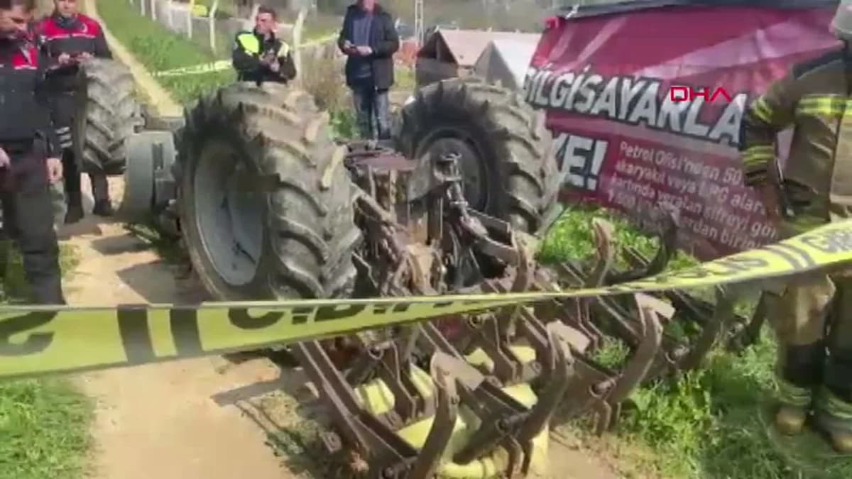 Bursa’da Devrilen Traktörün Altında Kalan Sürücü Hayatını Kaybetti