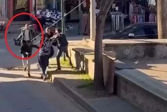 Bursa’da Duba ve Taburelerle Kavga Anlık Görüntülendi
