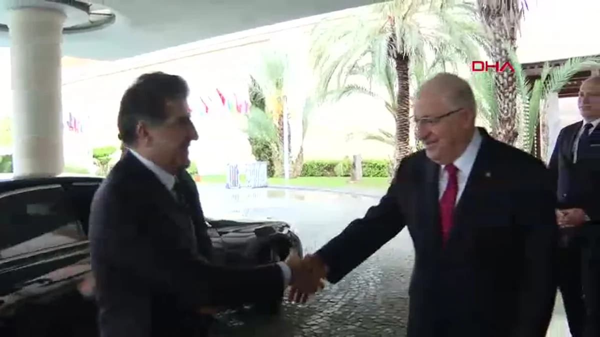 Bakan Güler, IKBY Başkanı Neçirvan Barzani ile Antalya’da Buluştu