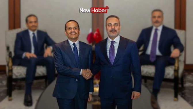 Bakan Fidan, Katar Başbakanı Al Thani ile Ankara’da görüştü