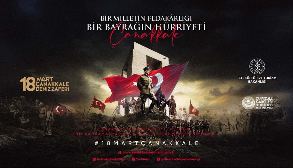Çanakkale Deniz Zaferi 111. Yılı: ‘Bir Milletin Fedakarlığı, Bir Bayrağın Hürriyeti’ Teması ile Anılacak