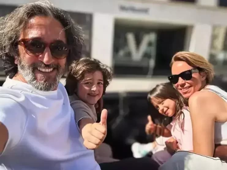Cansu Kurtçu ve Fettah Can’ın ikizleri ilk kez böyle görüntülendi
