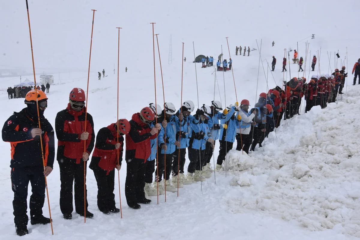 Bitlis’te Olası Çığ Olaylarına Karşı 228 Kişilik Tatbikat Düzenlendi
