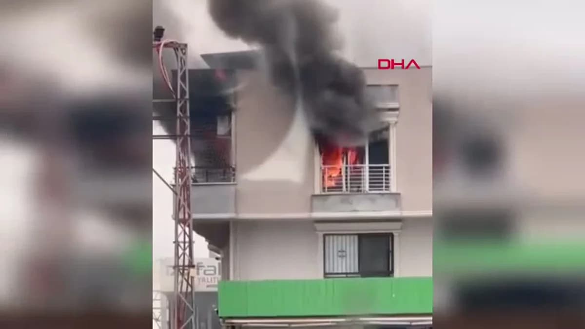 Batman’da Üç Katlı Apartmanda Korkutan Yangın
