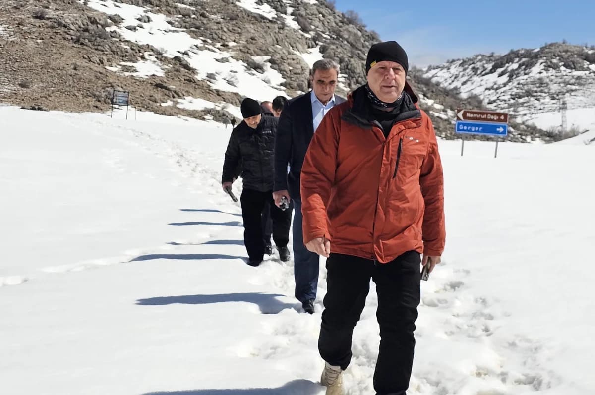 Nemrut Dağı’nda Bahar Hazırlıkları Başladı