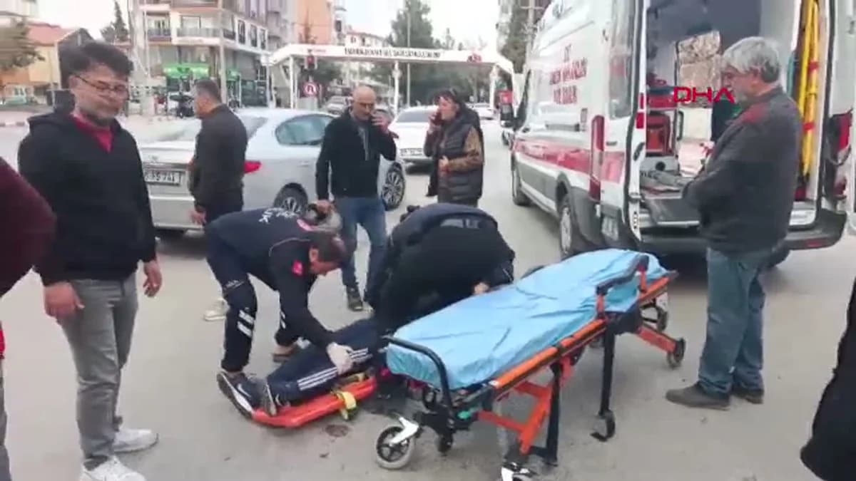 Burdur’da Motosiklet Kazası: Sürücü Yaralandı