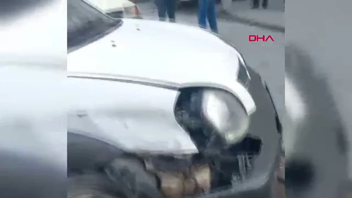Ankara’da Otopark Çıkışında Fren Yerine Gaza Basan Sürücü 5 Araca Çarptı