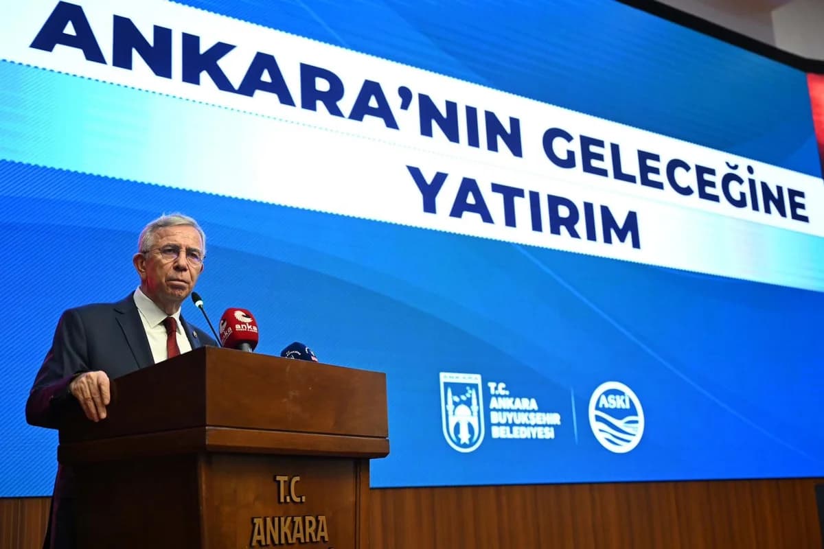 Mansur Yavaş: Ankara’da Su Sıkıntısının Ortadan Kaldırılmasını Hedefliyoruz