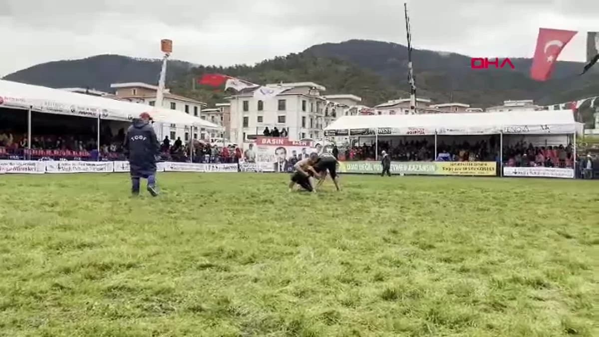 Fethiye’de Cengizhan Şimşek Başpehlivan Oldu, Ağalık İhalesini Batuhan Kiremitli Kazandı