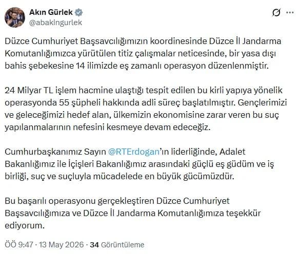 14 İlde Nefes Kesen Operasyon: Yasa Dışı Bahis Şebekesine Darbe!