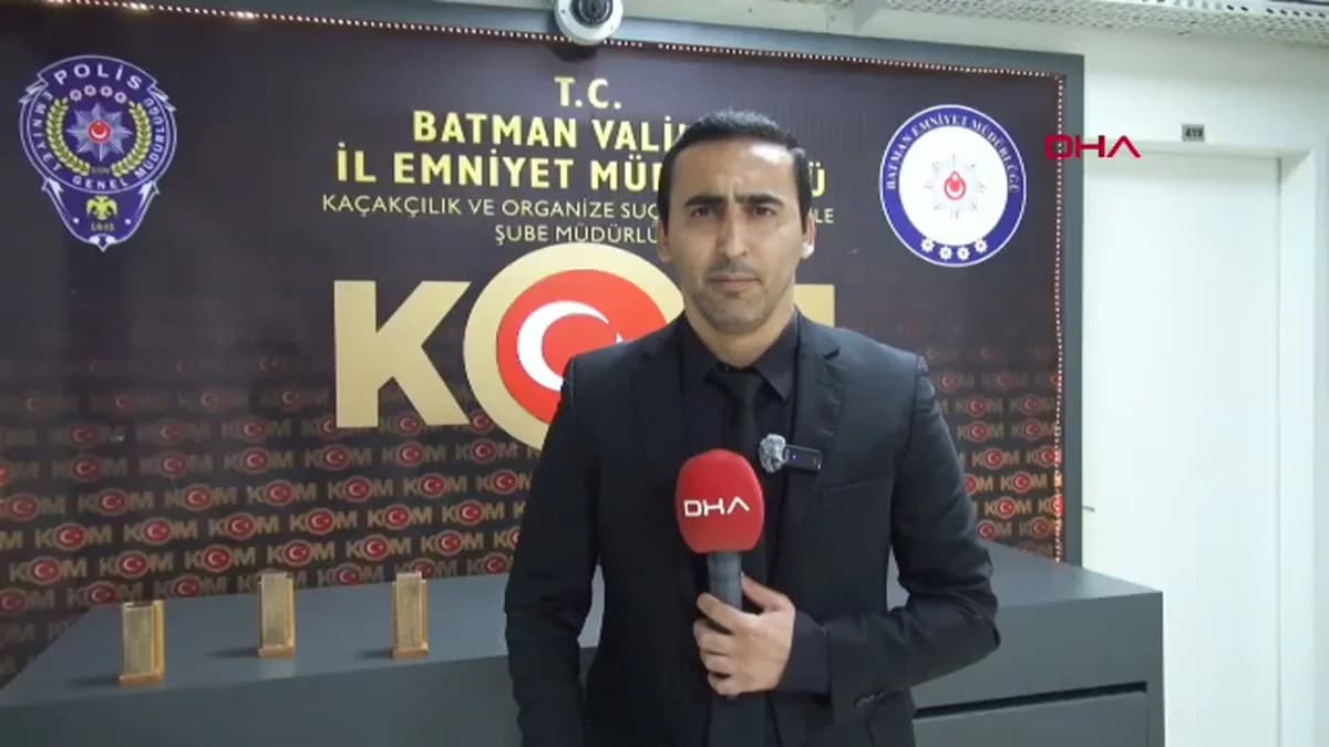 Makedonyalı Futbol Kulübü Başkanı Batman’da Kaçak Altınla Yakalandı