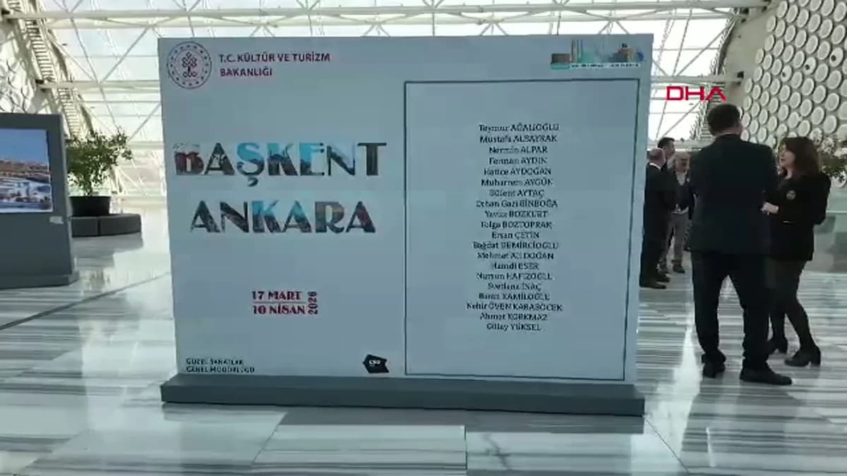 Kültür ve Turizm Bakanı Ersoy, ‘Başkent Ankara’ Sergisini Ziyaret Etti