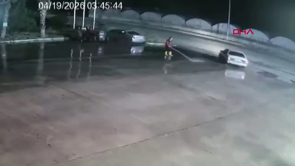 Antalya’da Ölümcül Trafik Kazası Güvenlik Kamerasında