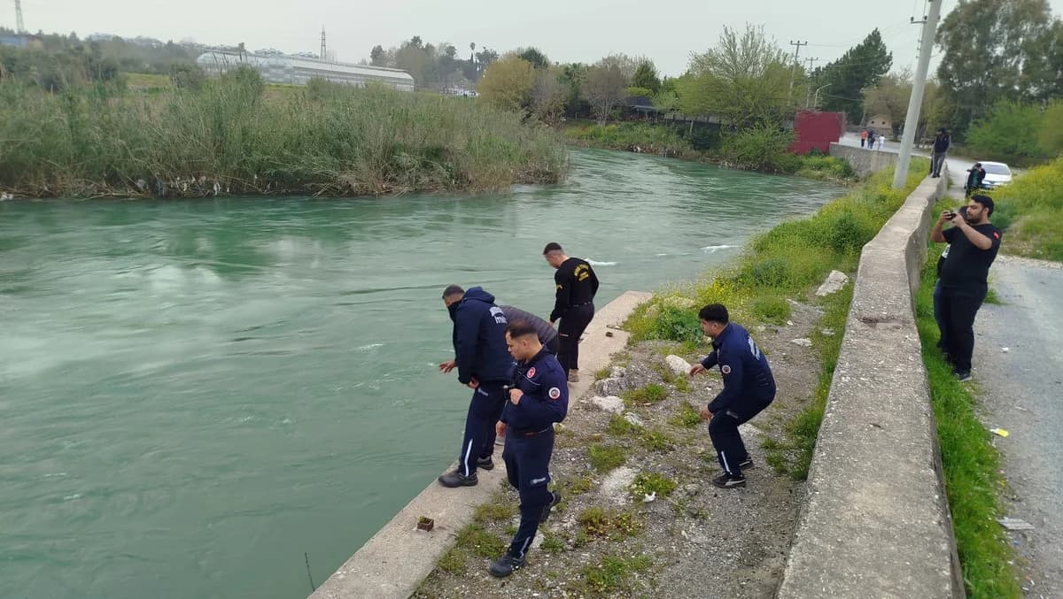 Mersin’de Berdan Çayı’na Düşen Genç İçin Arama Çalışmaları Başlatıldı