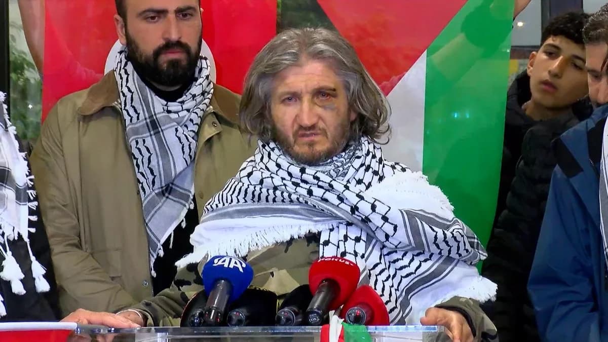Sumud Filosu Aktivisti Hüseyin Oral İstanbul’da: “Tekme tokatla sürüklediler, yüzlerinde korku vardı”