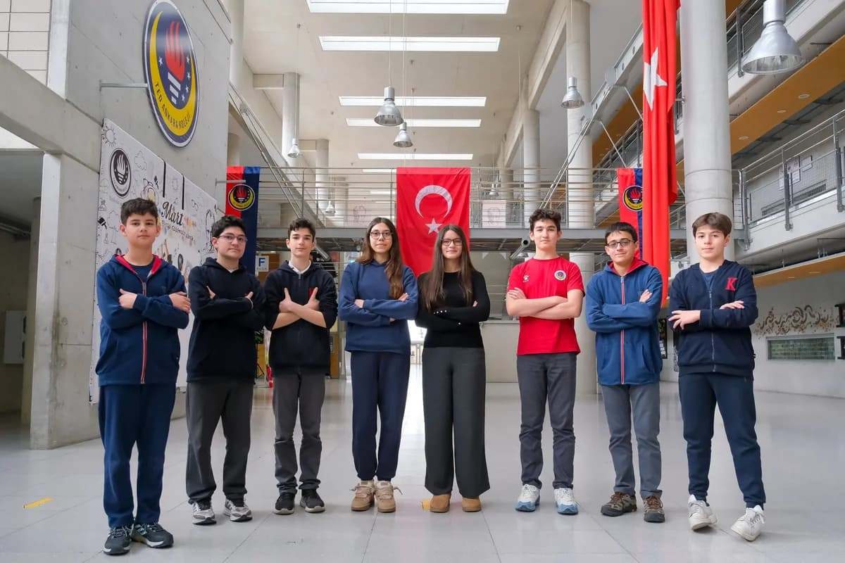 TED Ankara Koleji Öğrencileri STEM Olimpiyatları’nda Uluslararası Başarı Elde Etti
