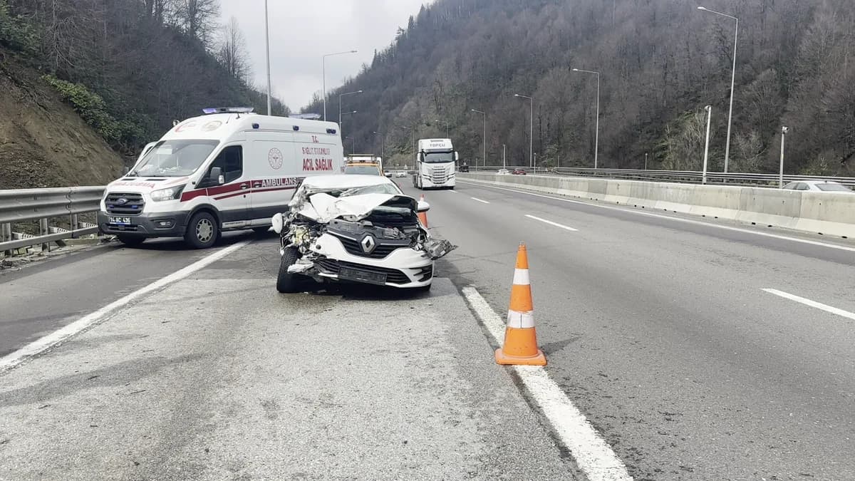 Bolu’da Trafik Kazası: 4 Yaralı