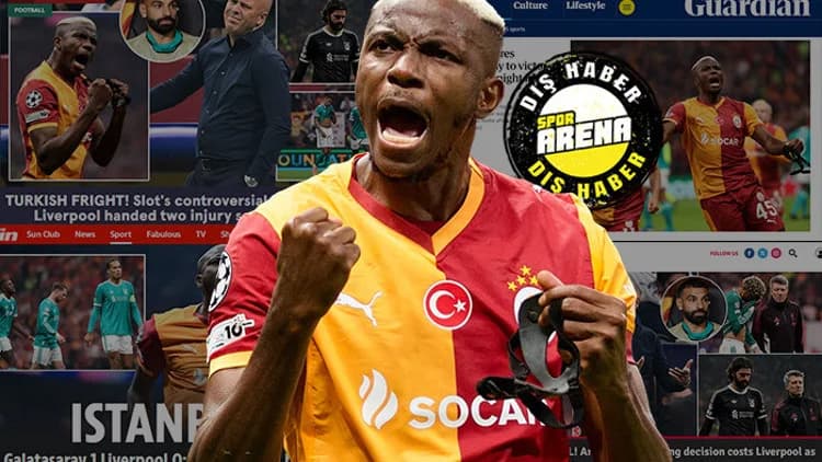 Galatasaray’dan Liverpool’a 1-0’lık zafer: Ada basını şokta, İstanbul