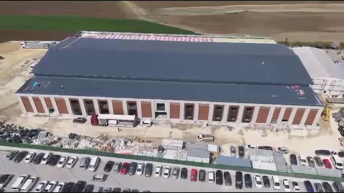 Silivri’de Havalı Yeni Duruşma Salonu İnşası Devam Ediyor