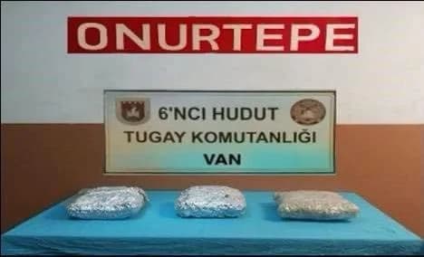 Van Hudut Hattında Uyuşturucu Operasyonu: 4 Kilo 60 Gram Ele Geçirildi