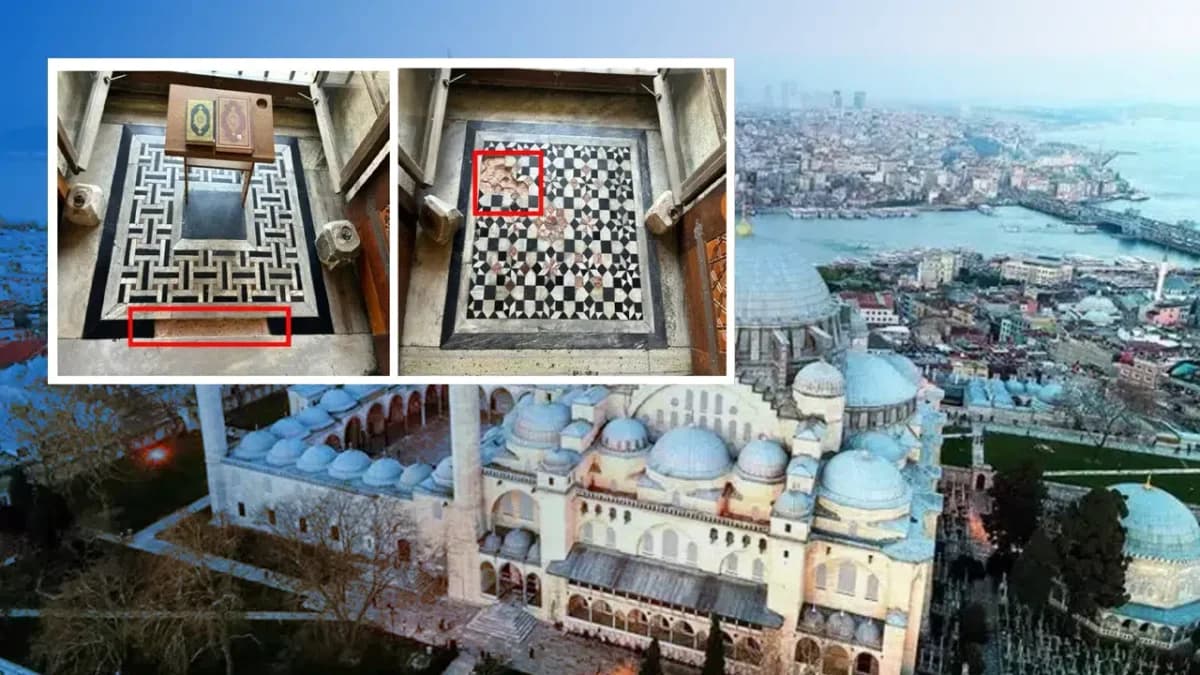 Süleymaniye Camii’nin Tarihi Mozaiklerinde Hırsızlık Şoku!