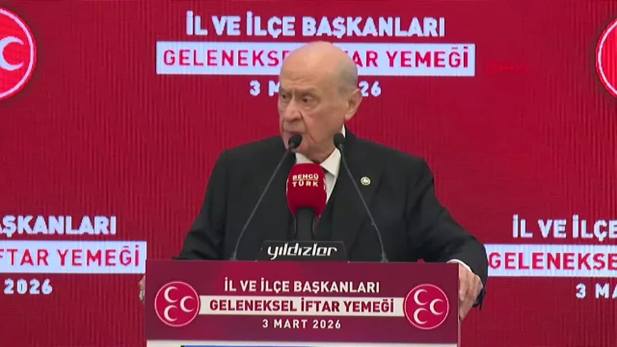 Devlet Bahçeli’den Barış Çağrısı: Savaşlar Zinciri Kırılmalı