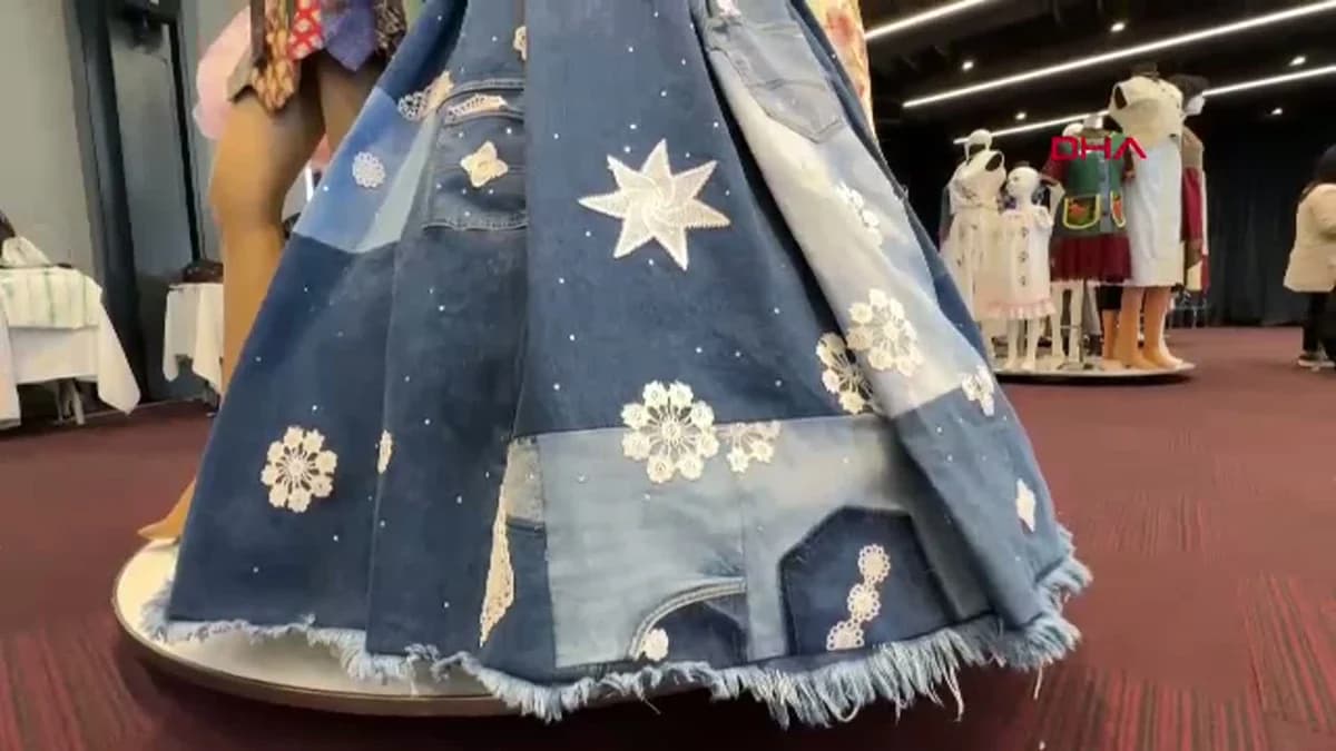 Samsun’da Atık Kot Pantolonlardan Yaratıcı Ürünler Üretimi