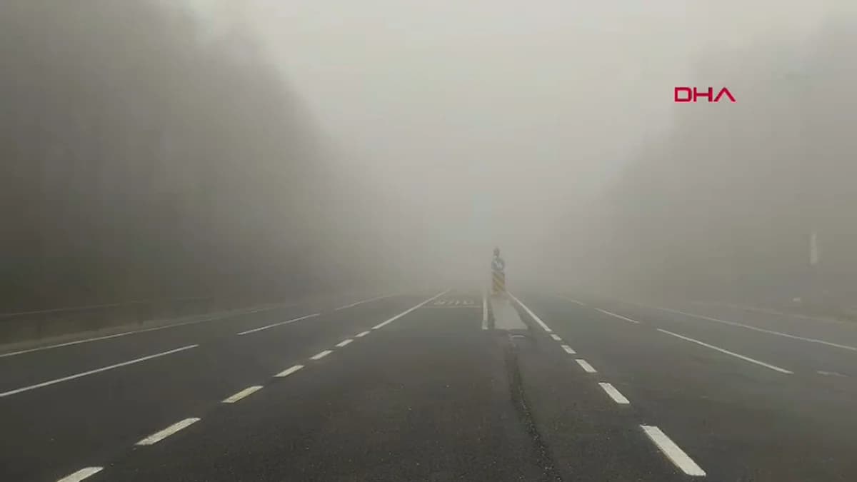 Bolu Dağı’nda Görüş Mesafesi 30 Metreye Düştü