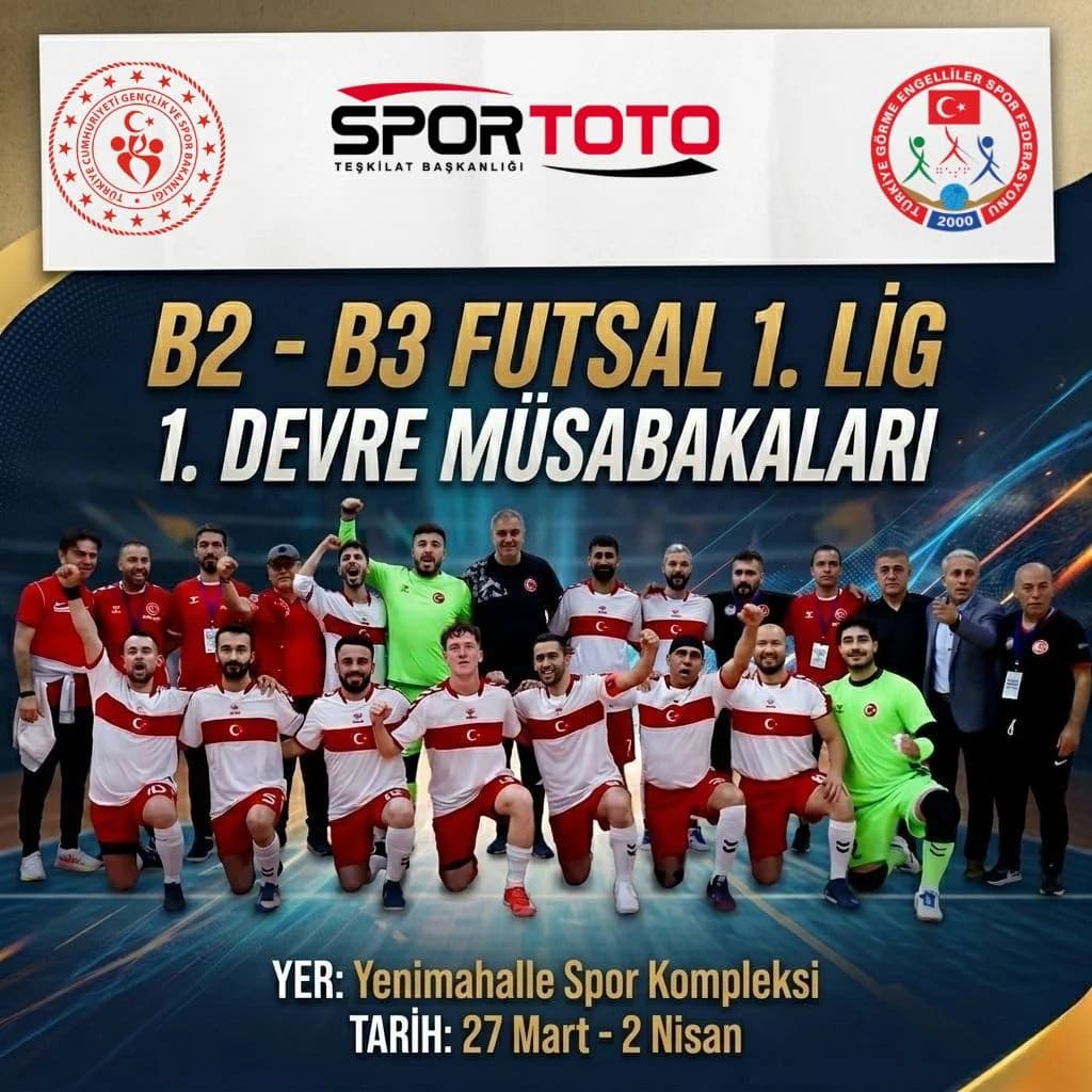 Futsal 1. Lig Müsabakaları Ankara’da Start Aldı