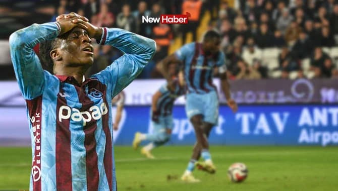 Onuachu penaltı kaçırdı, Trabzonspor Antalya’da yıkıldı: 1-1