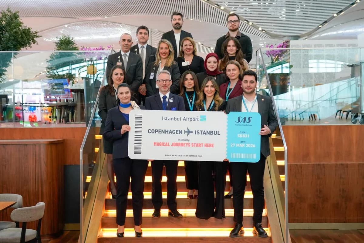 SAS Havayolları, Kopenhag – İstanbul Seferlerine Başlıyor