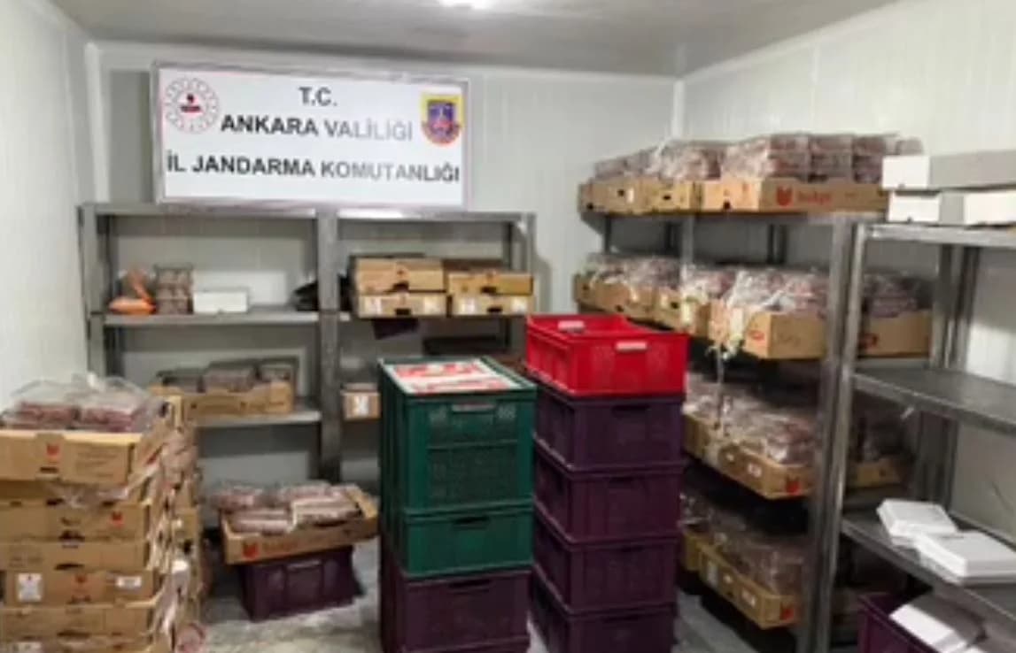Ankara’da Halk Sağlığını Tehdit Eden 40 Ton Et Ele Geçirildi: 2 Gözaltı