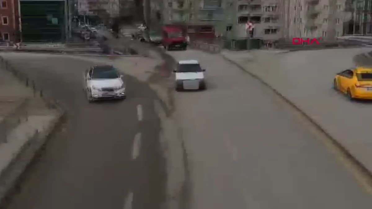 Kırıkkale’de Ters Şeritte Uçarak Yakalandı