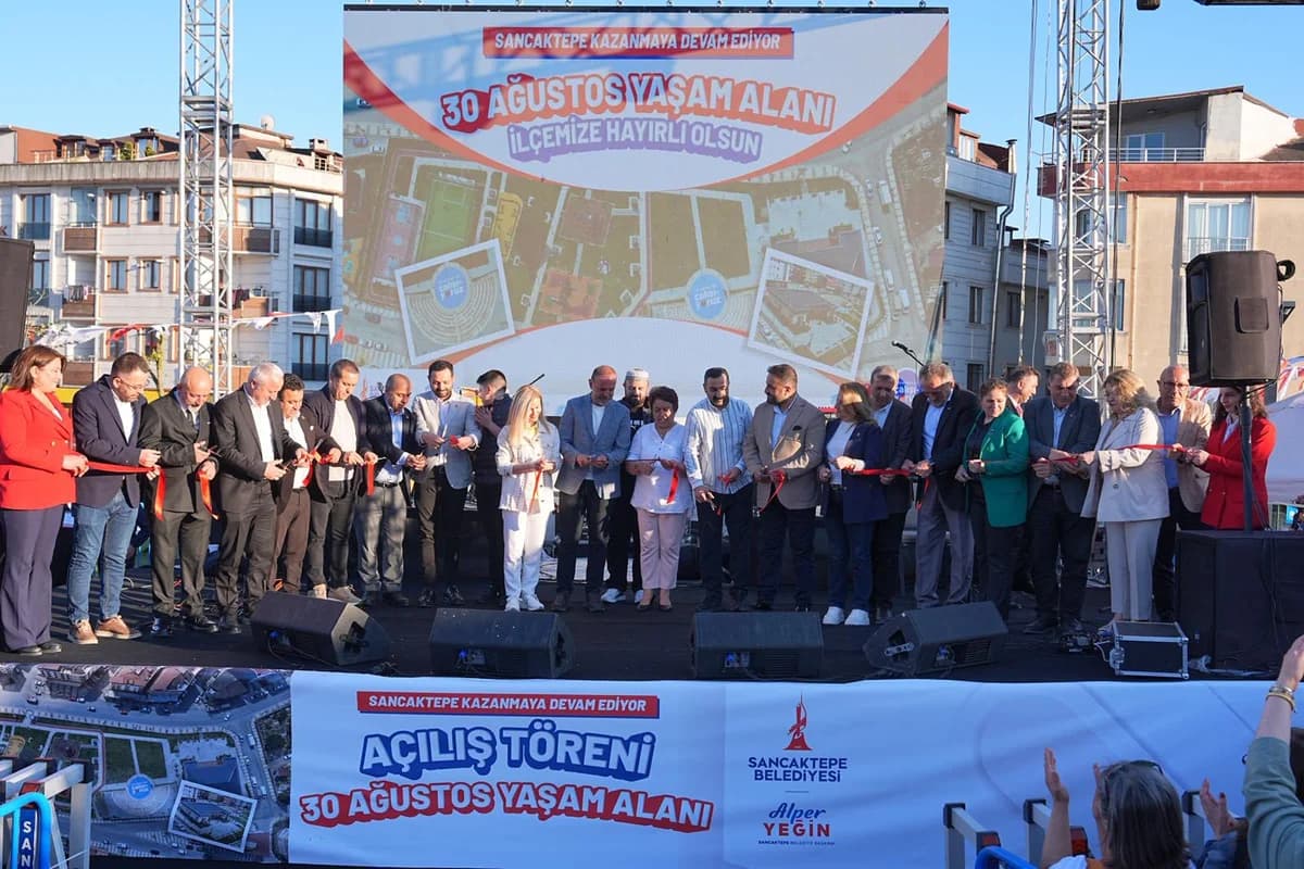 Sancaktepe’de Yeni Yaşam Merkezi Açıldı: Spor, Sanat ve Sosyal Hayat Buluştu