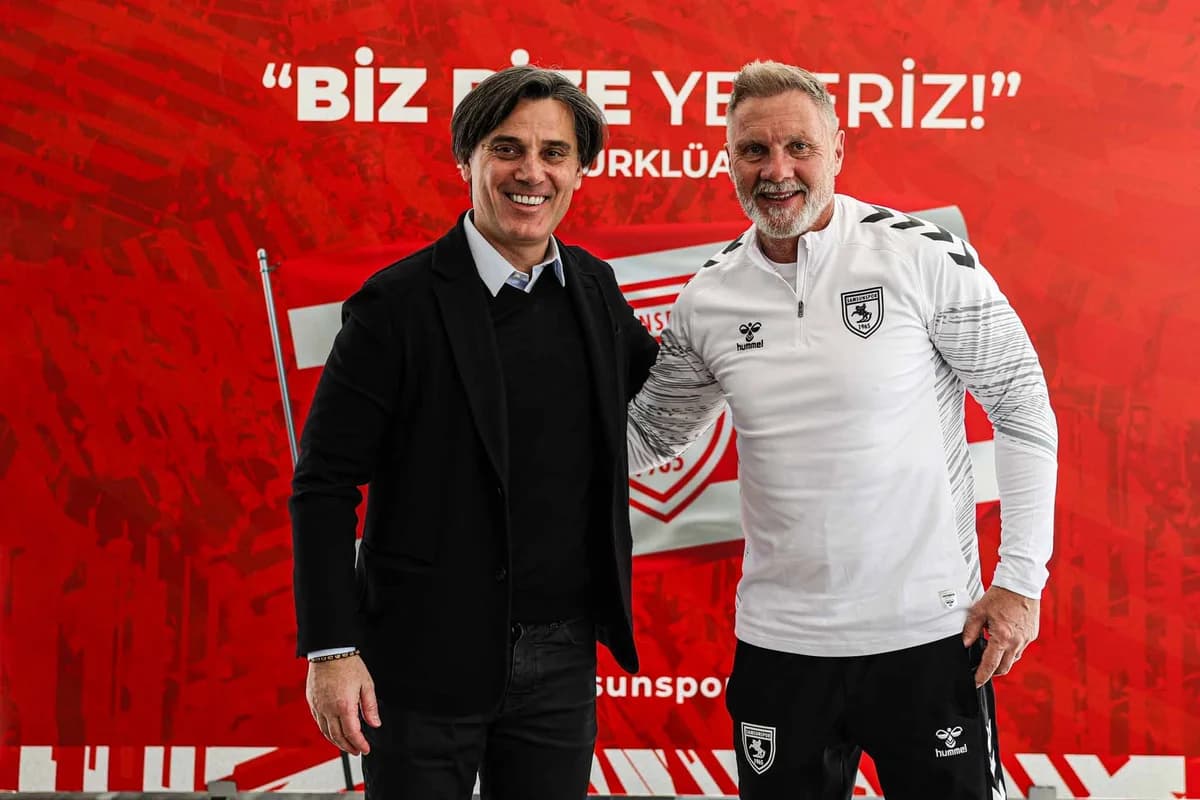 A Milli Takım Teknik Direktörü Montella, Samsunspor’u Ziyaret Etti